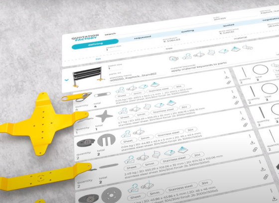 Kalkulation Quotation Factory